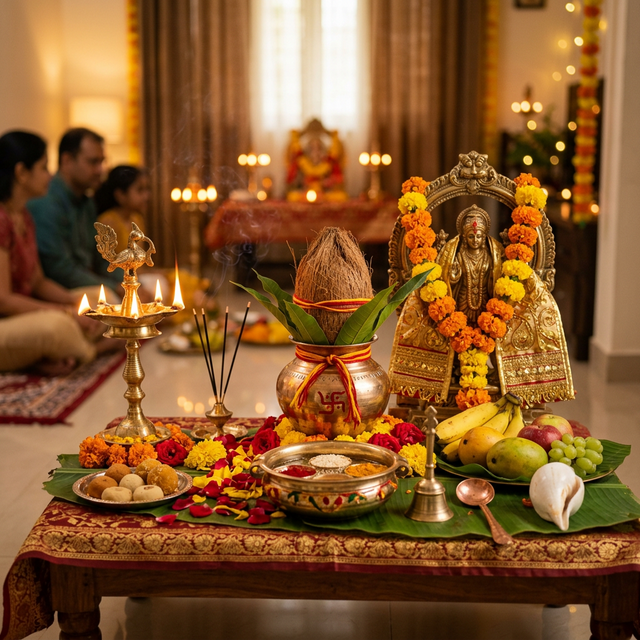 Vedic Pandit performing ritual